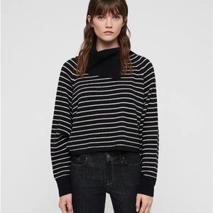 All Saints Maddie Cropped Roll Neck Sweater